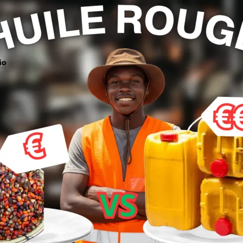 Huile rouge ( dérivé du palmier)