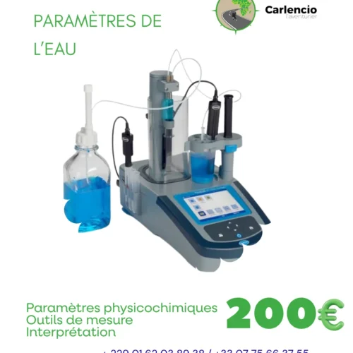 Suivi des paramètres de l’eau