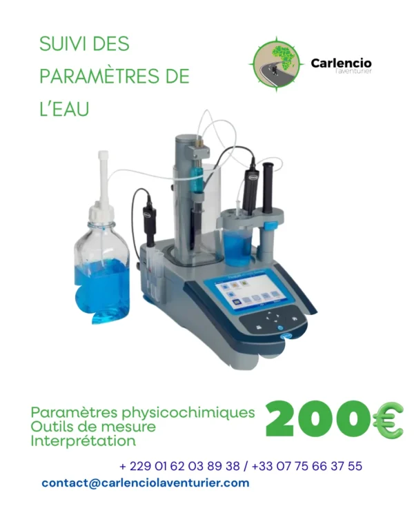 Suivi des paramètres de l’eau